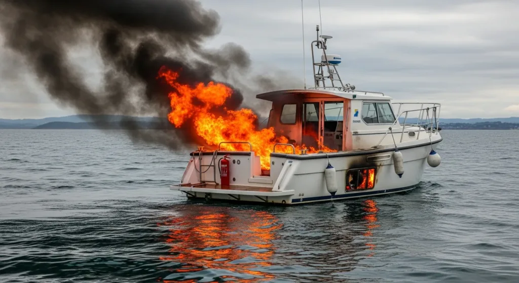 Incendio a bordo: prevenzione, procedure e gestione dell'emergenza